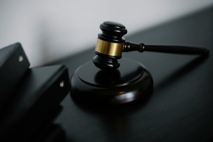 A wooden gavel